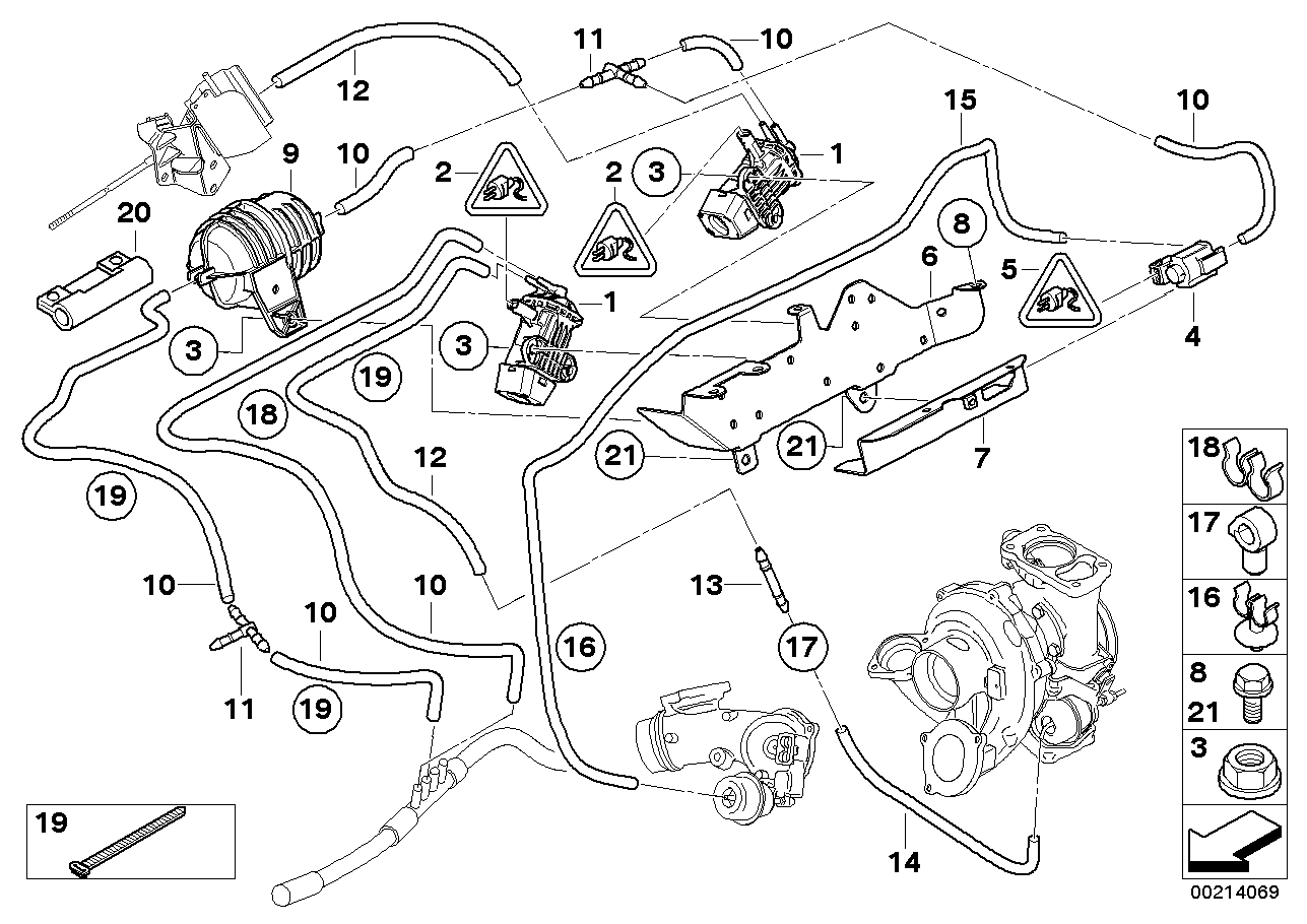 Вакуумная система БМВ м57