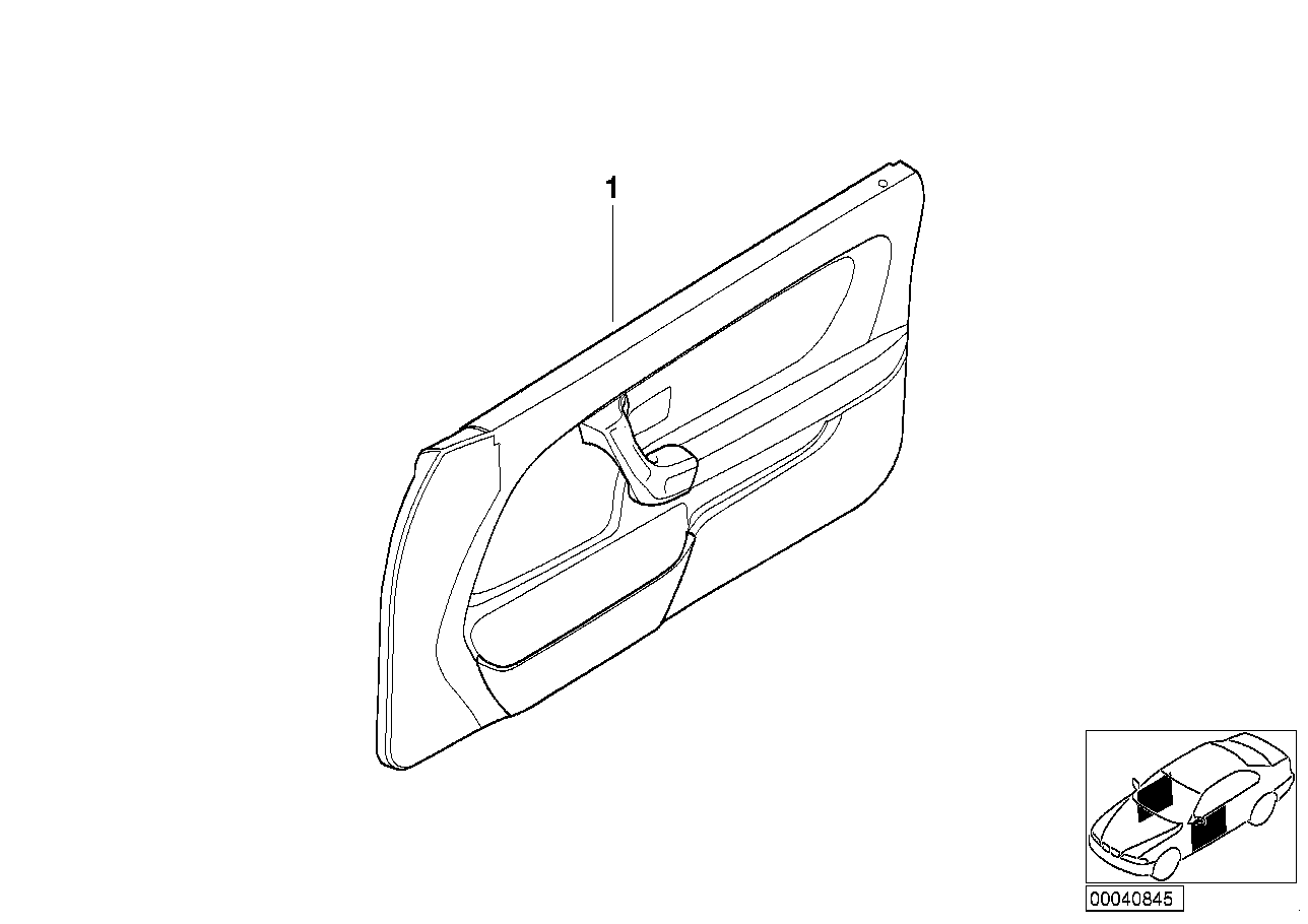 Обшивки дверные БМВ Е 46