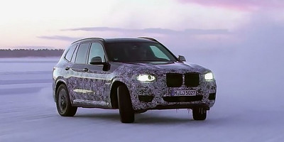 BMW X3 на зимних испытаниях