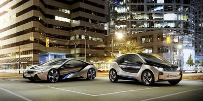 Электрокары BMW i8 и BMW i3 - автомобили будущего