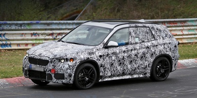 BMW X1 2015 на тестовых испытаниях