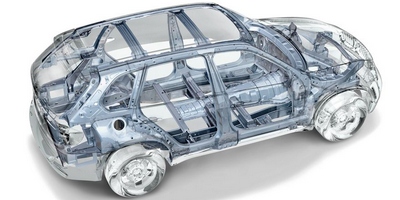Конструкция кузова BMW X5 E70 стала более сложной и прочной